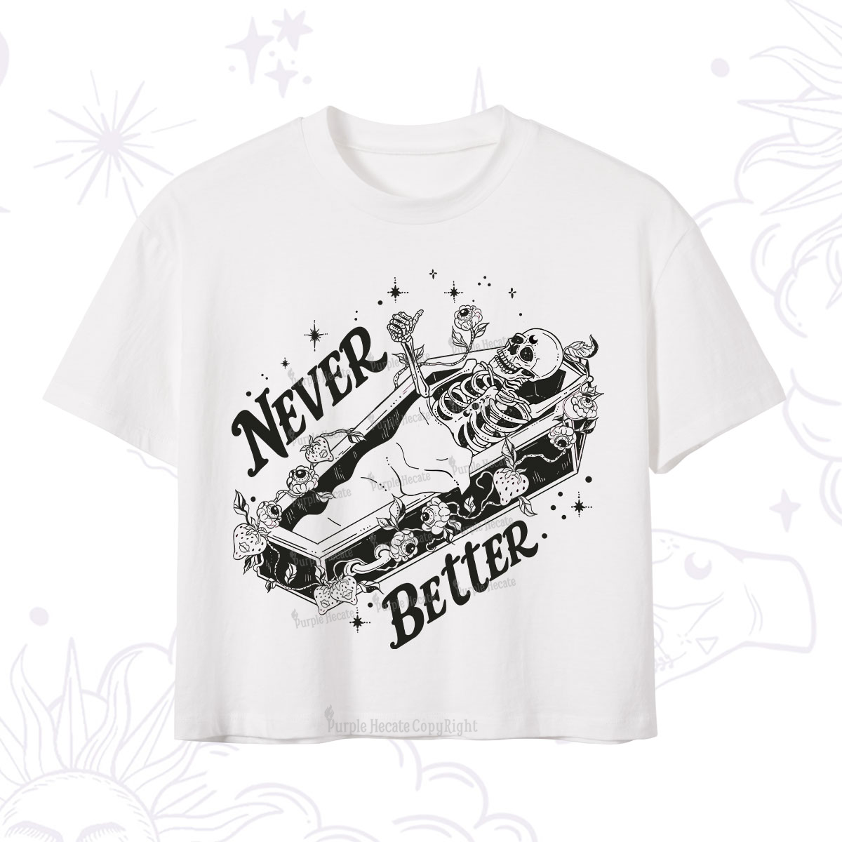 Purplehecate Never Better Crop T-Shirt