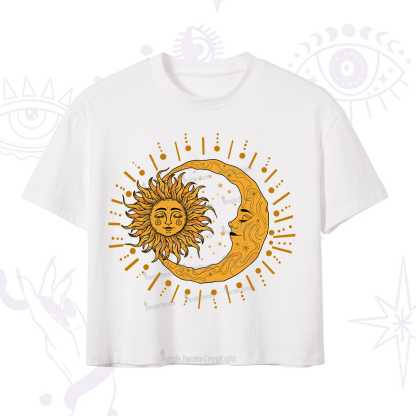 Purplehecate Solar & Lunar Spirit Crop T-Shirt