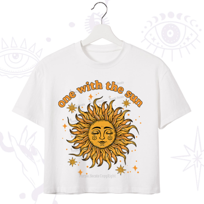 Purplehecate One With The Sun Crop T-Shirt