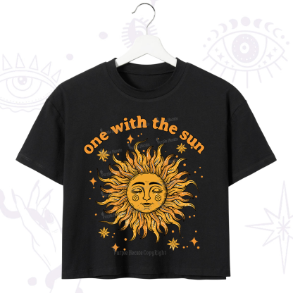 Purplehecate One With The Sun Crop T-Shirt