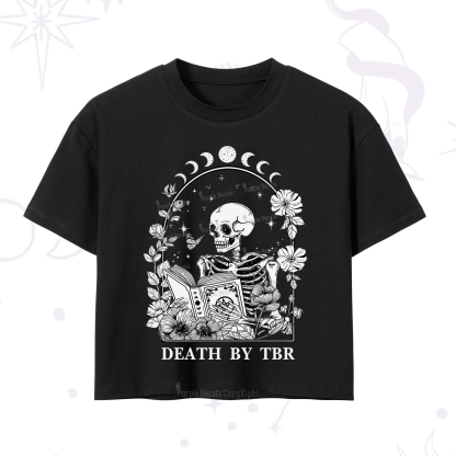 Purplehecate Death By TBR Crop T-Shirt