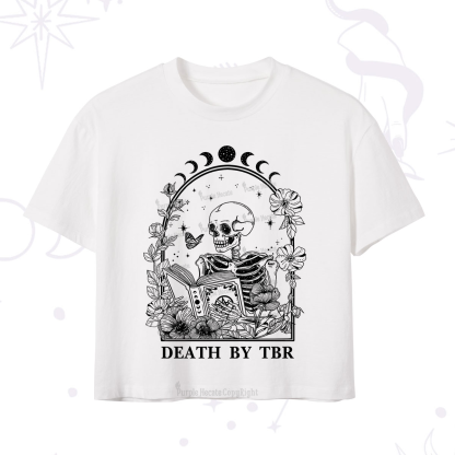 Purplehecate Death By TBR Crop T-Shirt