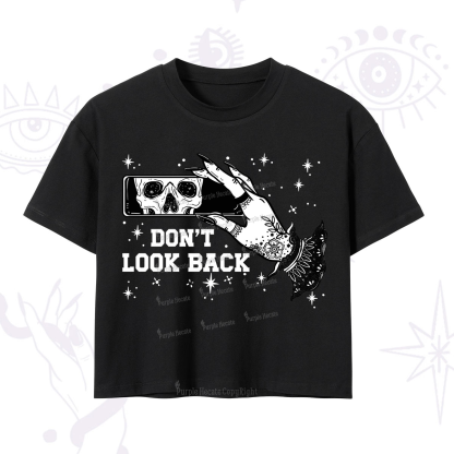 Purplehecate Don't Look Back Crop T-Shirt