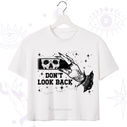 Purplehecate Don't Look Back Crop T-Shirt