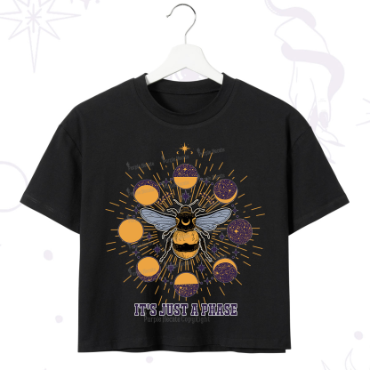 Purplehecate It's Just a Moon Bee Phase Crop T-Shirt