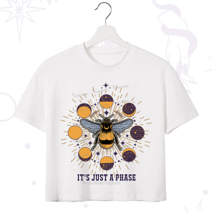 Purplehecate It's Just a Moon Bee Phase Crop T-Shirt