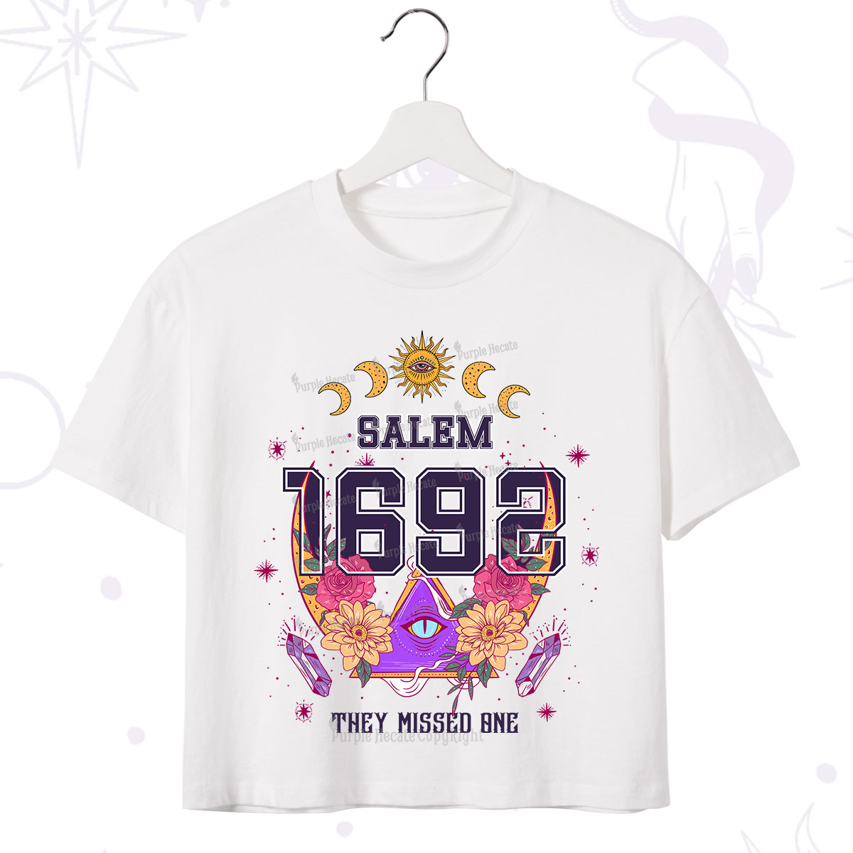 Purplehecate Salem 1692 They Missed One Crop T-Shirt