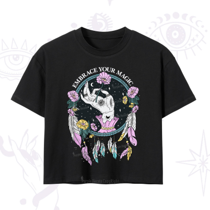 Purplehecate Embrace Your Magic Crop T-Shirt