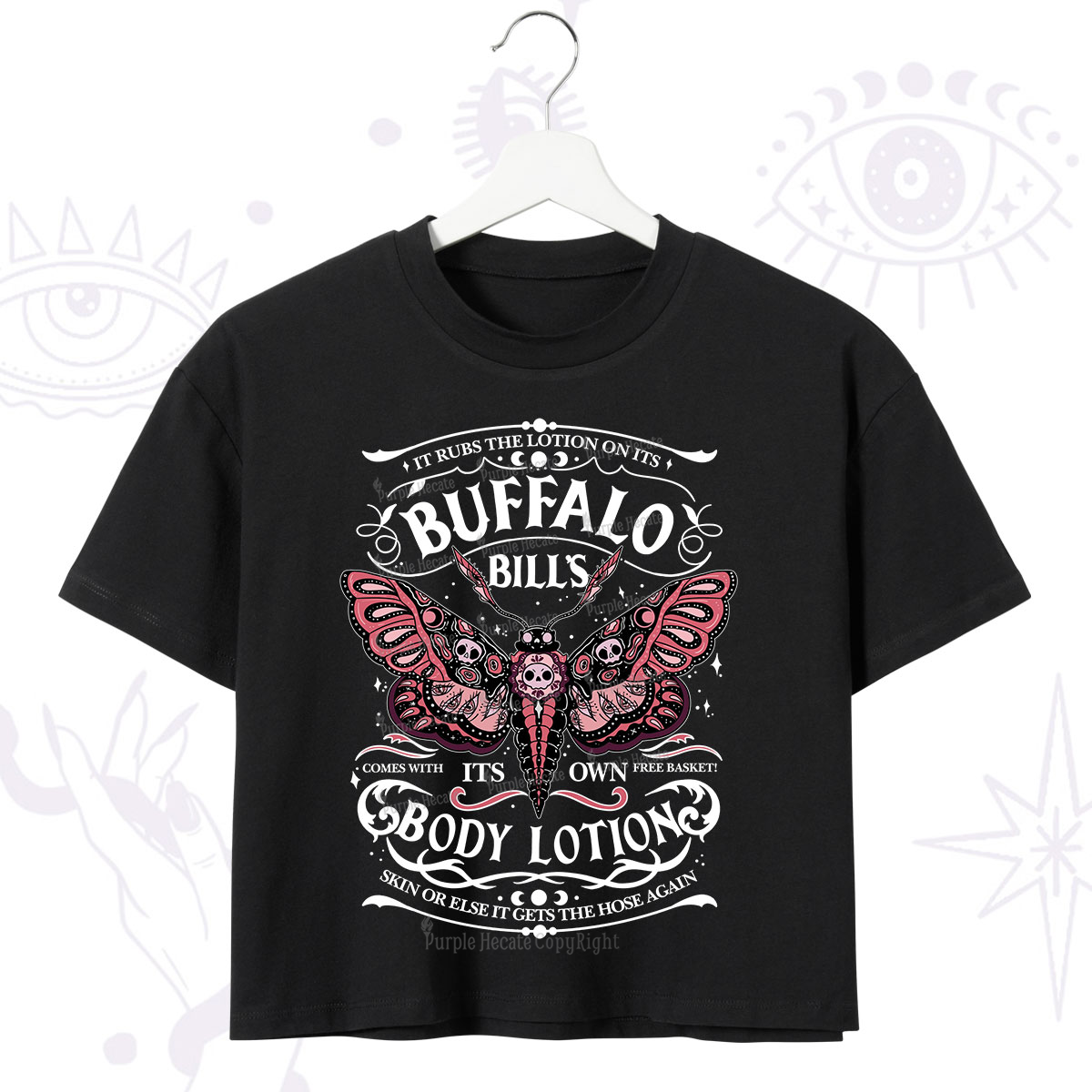 Purplehecate Buffalo Bill's Body Lotion Crop T-Shirt