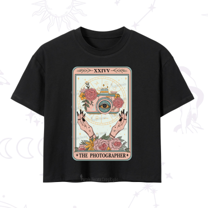 Purplehecate The Photographter Tarot Crop T-Shirt