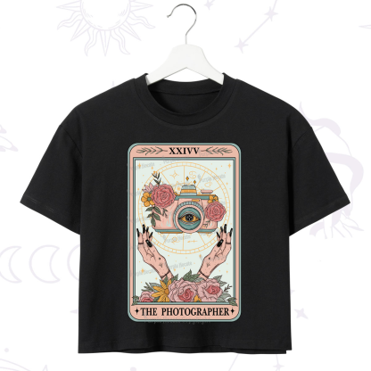 Purplehecate The Photographter Tarot Crop T-Shirt