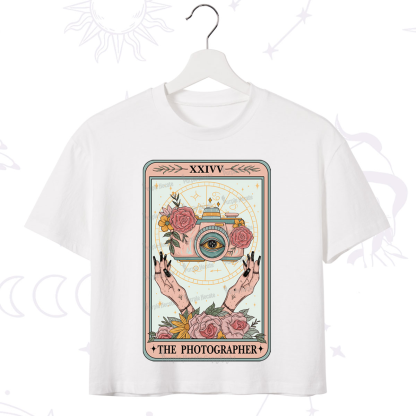 Purplehecate The Photographter Tarot Crop T-Shirt