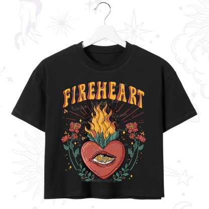 Purplehecate Fireheart Crop T-Shirt