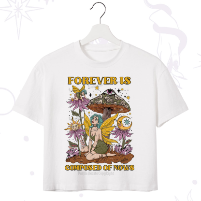 Purplehecate Forever Is Composed Of Nows Crop T-Shirt