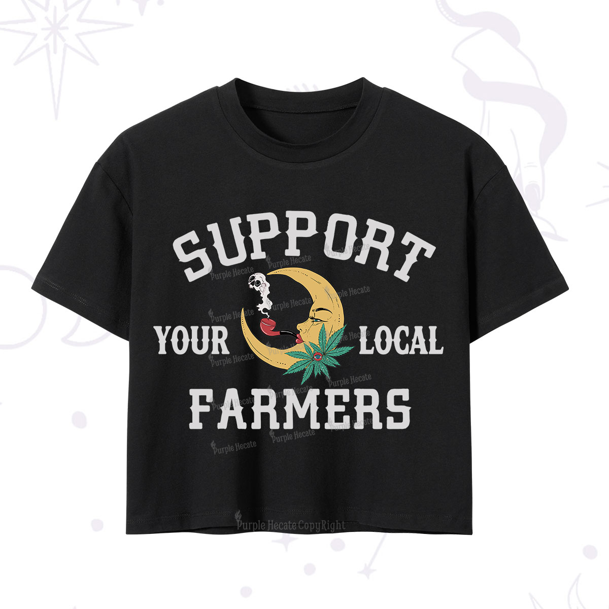 Purplehecate Support Your Local Farmer Crop T-Shirt