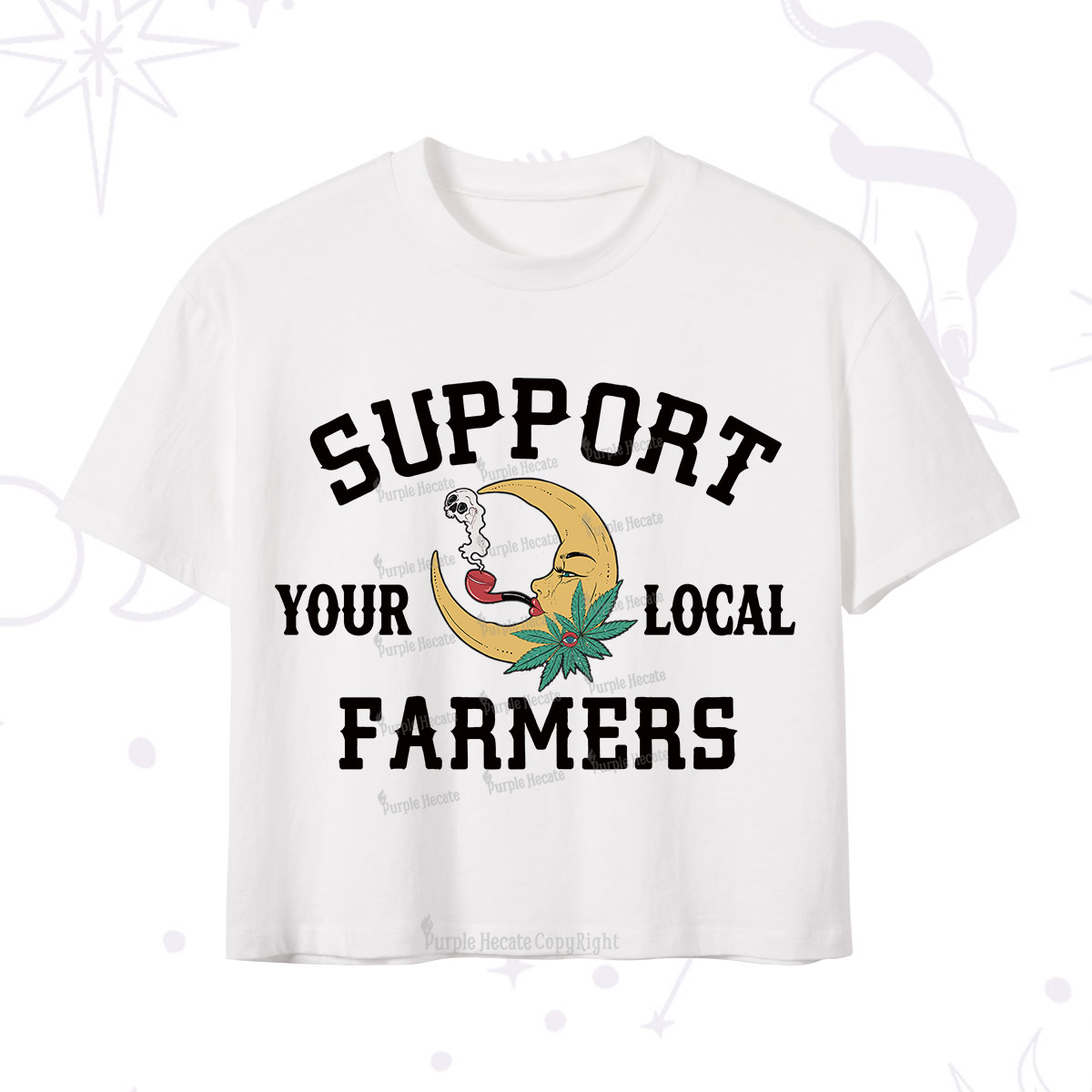 Purplehecate Support Your Local Farmer Crop T-Shirt