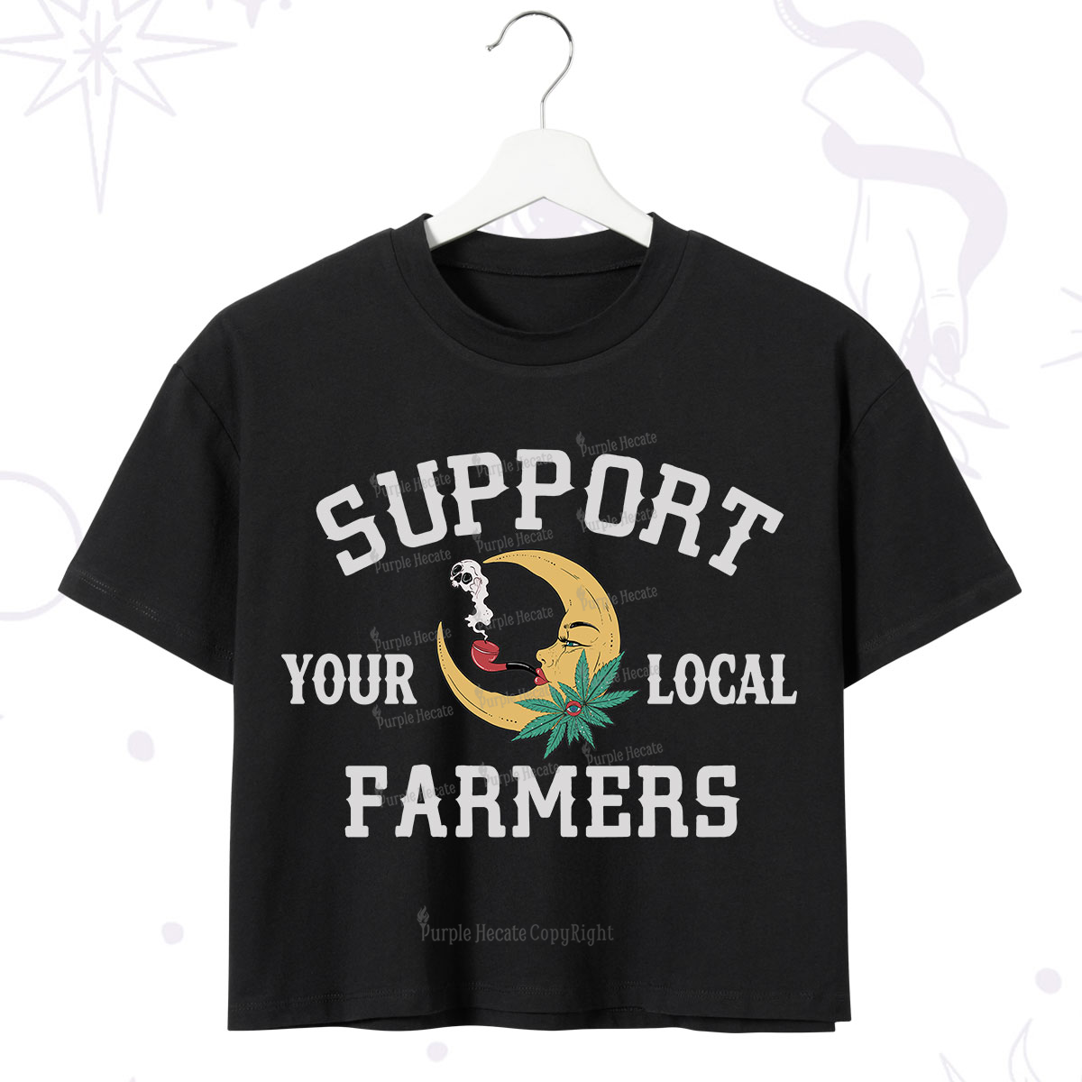 Purplehecate Support Your Local Farmer Crop T-Shirt