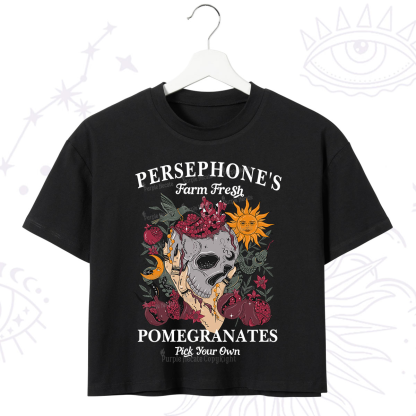 Purplehecate Persephone's Farm Fresh Pomegranates Pick Your Own Crop T-Shirt