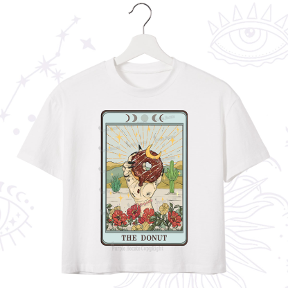 Purplehecate The Donut Tarot Crop T-Shirt