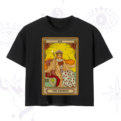 Purplehecate The Empress Tarot Crop T-Shirt