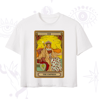 Purplehecate The Empress Tarot Crop T-Shirt