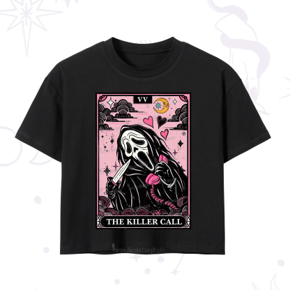 Purplehecate The Killer Call Tarot Crop T-Shirt