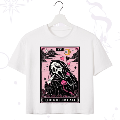 Purplehecate The Killer Call Tarot Crop T-Shirt