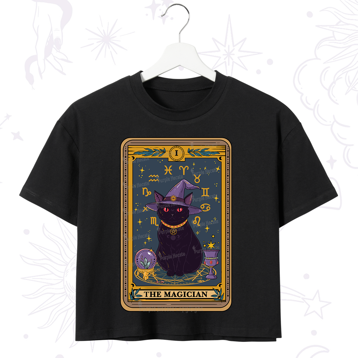 Purplehecate The Magician Tarot Crop T-Shirt
