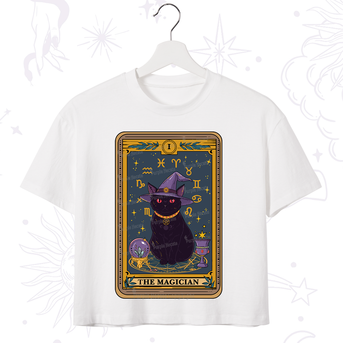 Purplehecate The Magician Tarot Crop T-Shirt