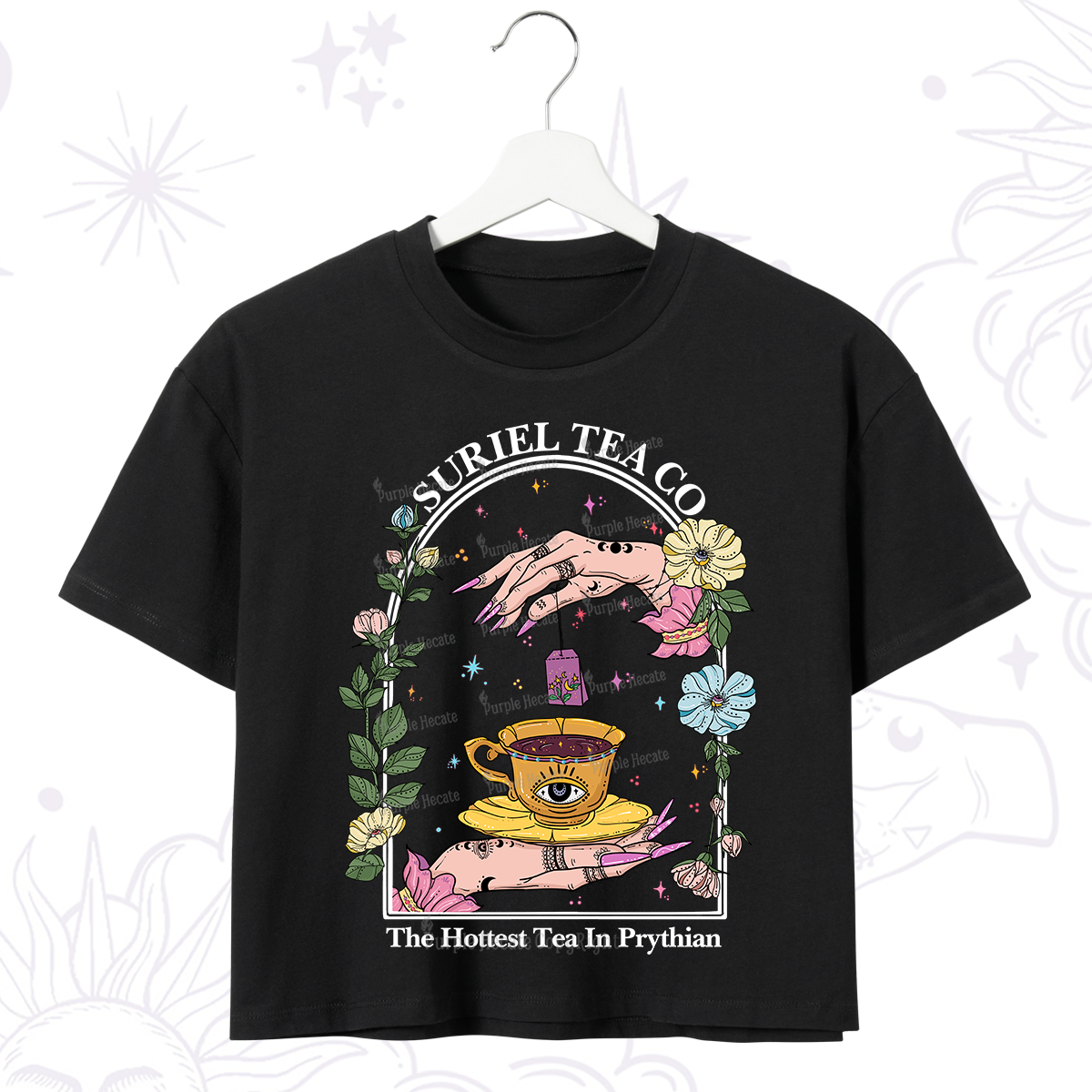 Purplehecate The Hottest Tea in Prythian Crop T-Shirt