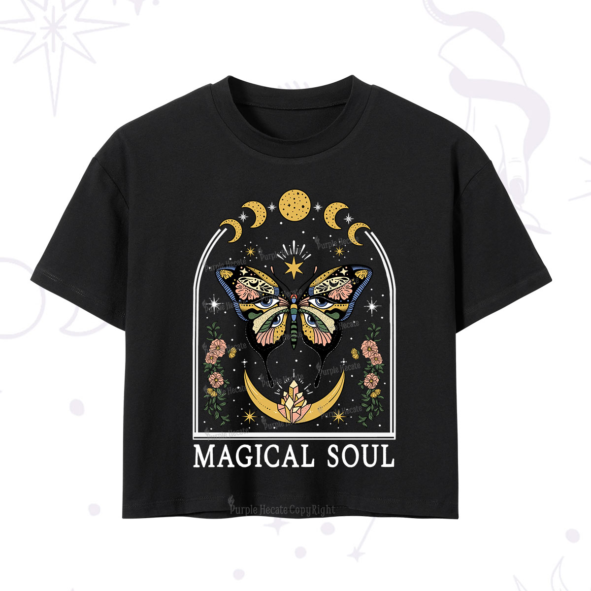 Purplehecate Magical Soul Crop T-Shirt