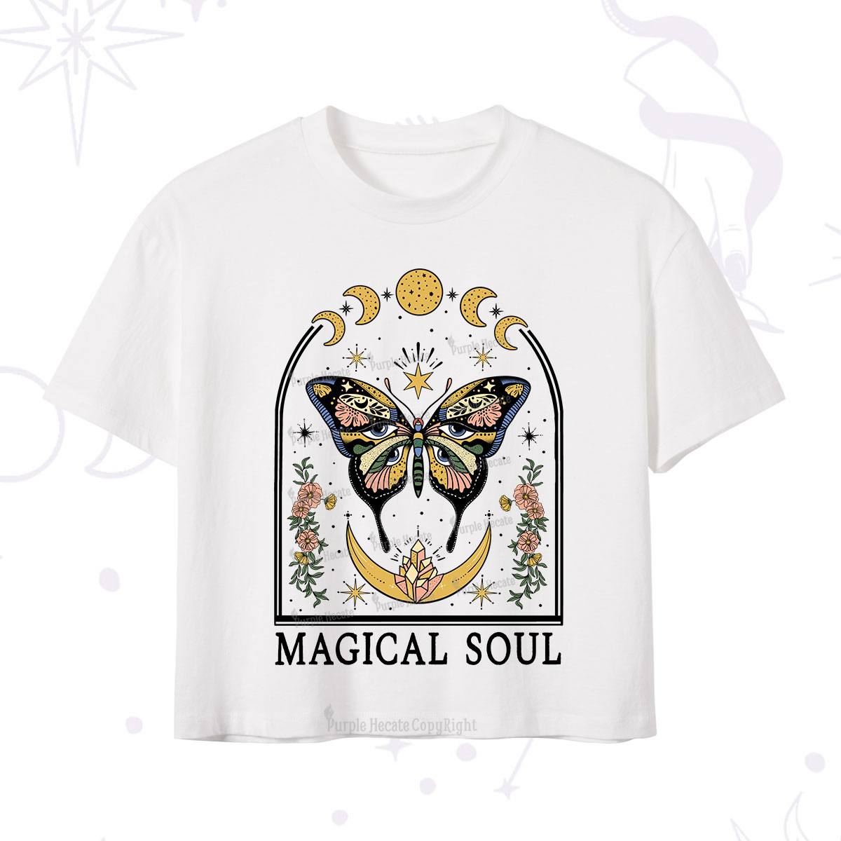 Purplehecate Magical Soul Crop T-Shirt