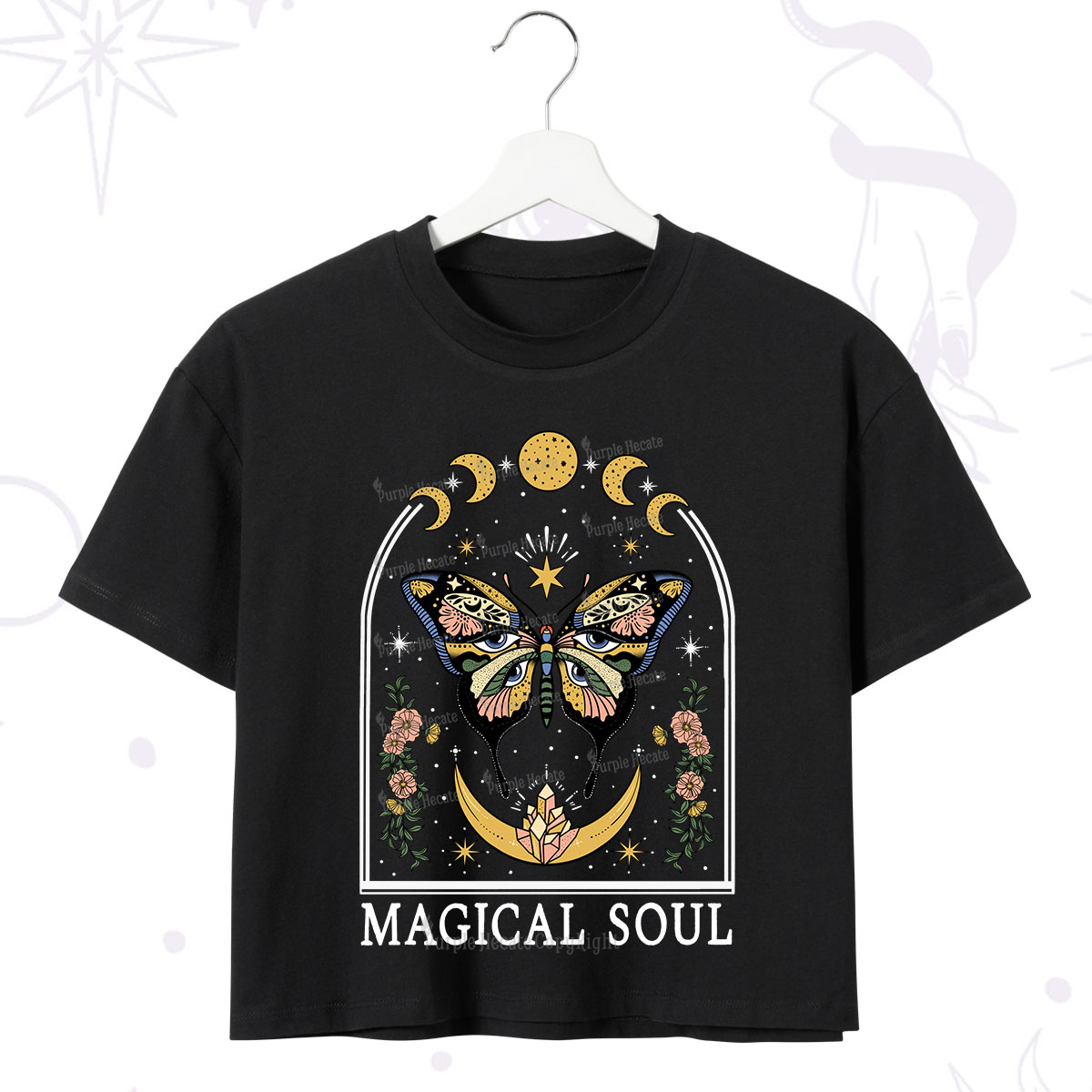 Purplehecate Magical Soul Crop T-Shirt