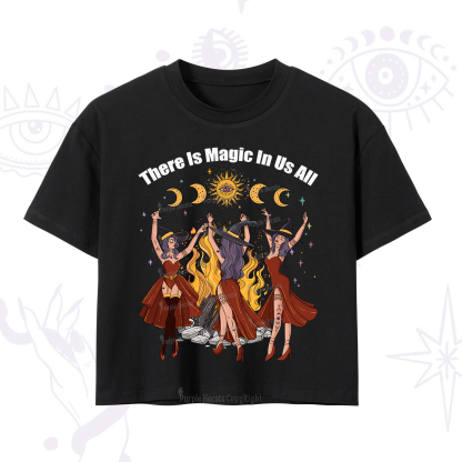 Purplehecate There Is Magic In Us All Crop T-Shirt