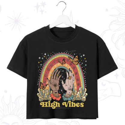 Purplehecate High Vibes Crop T-Shirt