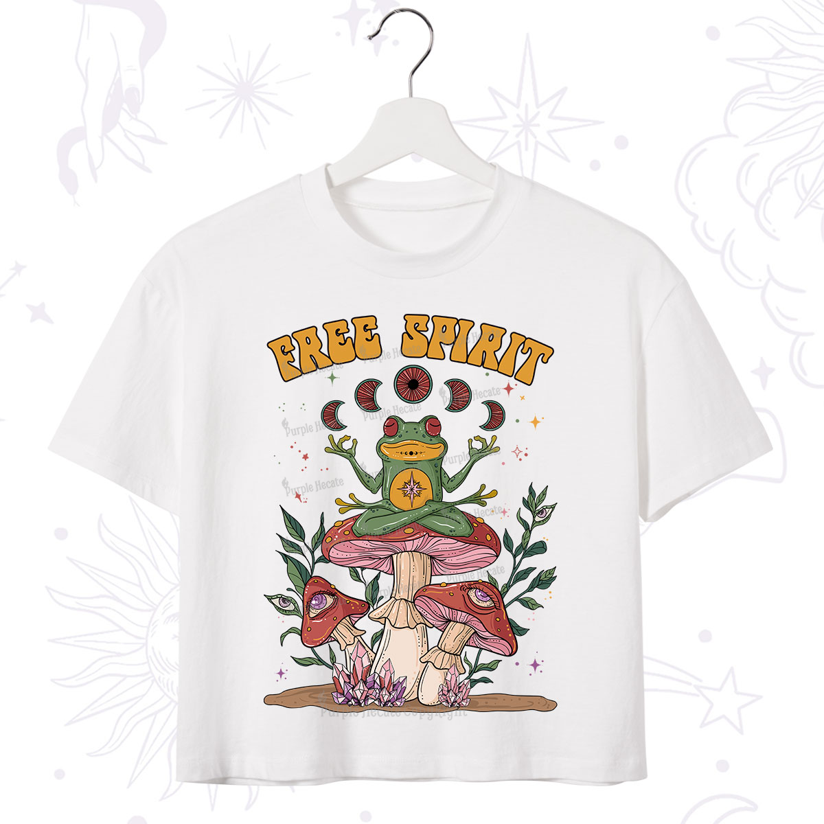 Purplehecate Free Spirit Crop T-Shirt