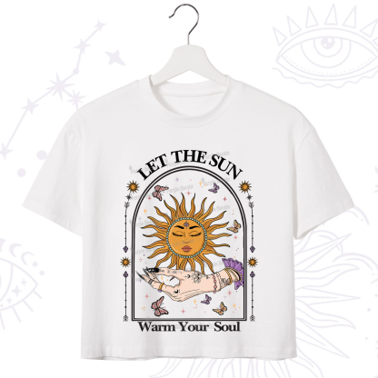 Purplehecate Let The Sun Warm Your Soul Crop T-Shirt