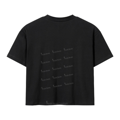 Purplehecate The Vet Tech Skeleton Tarot Crop T-Shirt