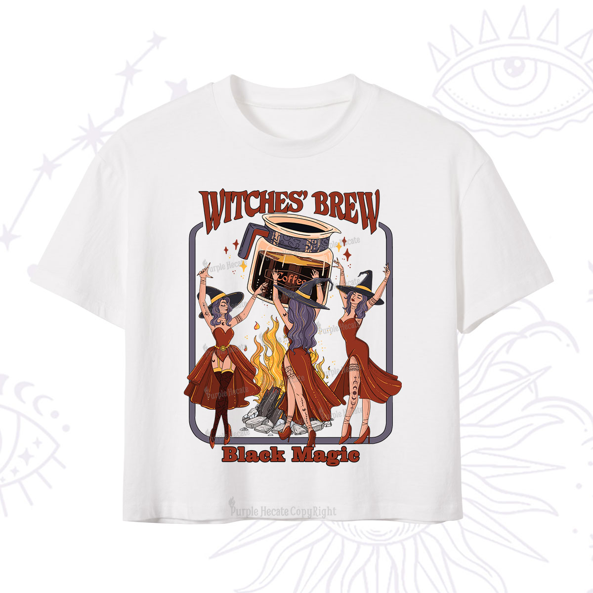 Purplehecate Witches' Brew Crop T-Shirt