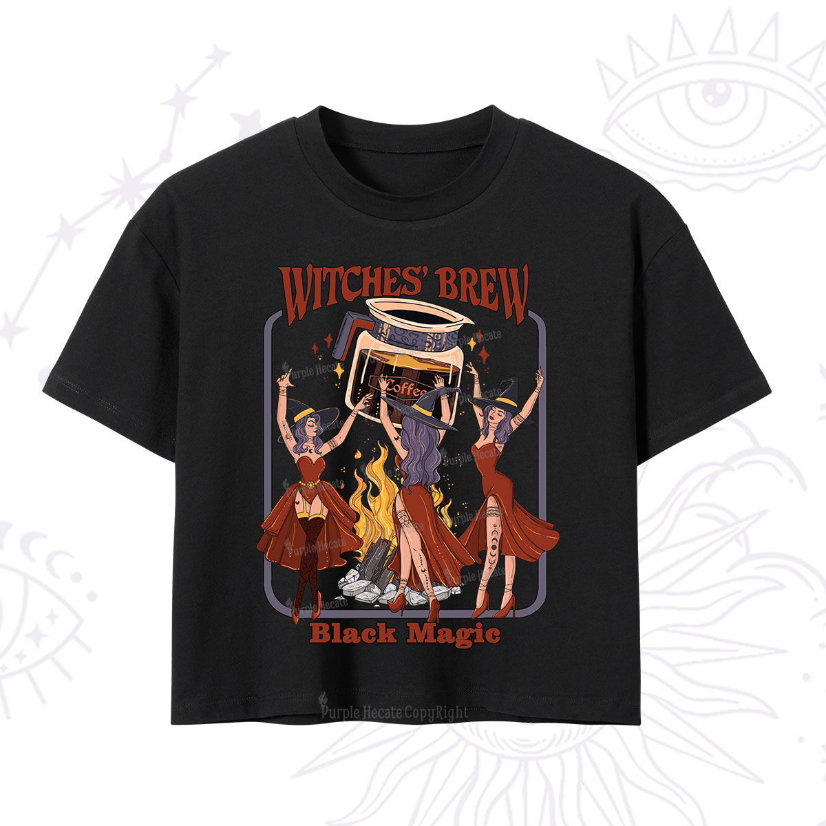 Purplehecate Witches' Brew Crop T-Shirt