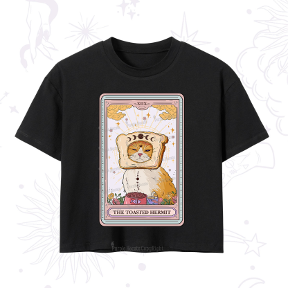 Purplehecate The Toasted Hermit Tarot Crop T-Shirt