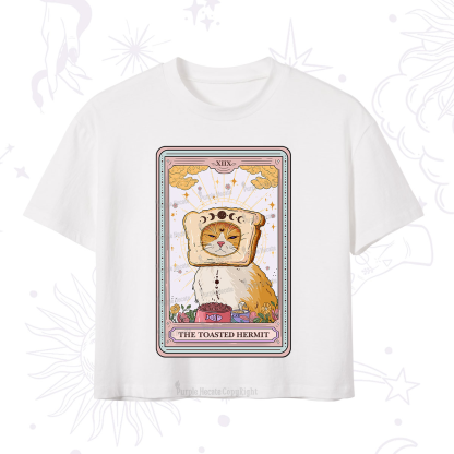 Purplehecate The Toasted Hermit Tarot Crop T-Shirt