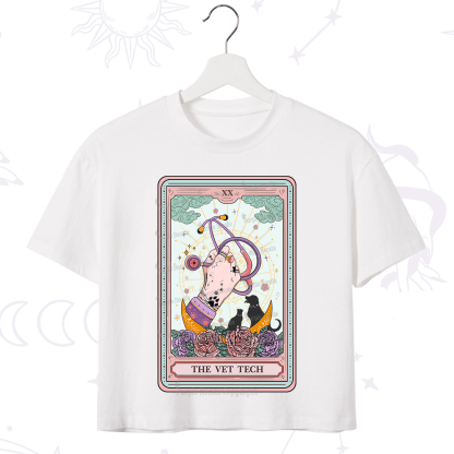 Purplehecate The Vet Tech Tarot Crop T-Shirt