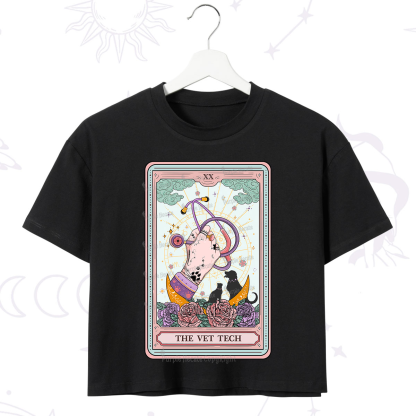 Purplehecate The Vet Tech Tarot Crop T-Shirt