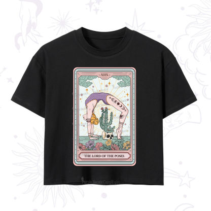 Purplehecate The Lord Of The Poses Tarot Crop T-Shirt