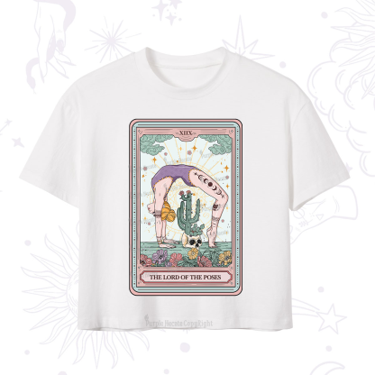 Purplehecate The Lord Of The Poses Tarot Crop T-Shirt