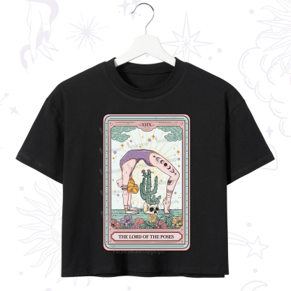 Purplehecate The Lord Of The Poses Tarot Crop T-Shirt