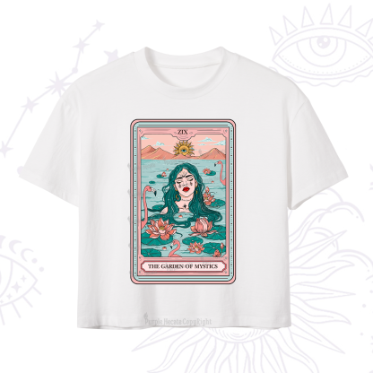 Purplehecate The Garden Of Mystics Tarot Crop T-Shirt
