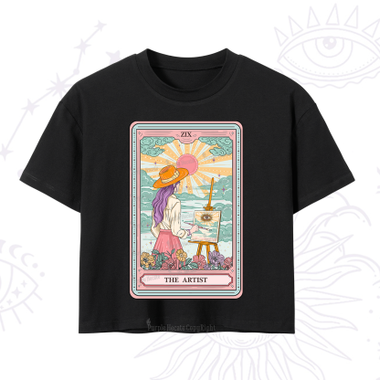 Purplehecate The Artist Tarot Crop T-Shirt
