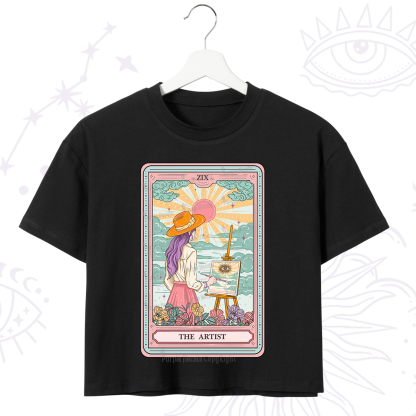 Purplehecate The Artist Tarot Crop T-Shirt